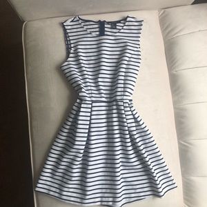 Forever 21 Blue & White Striped Dress